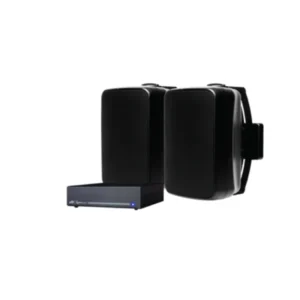 truaudio op 8.2 bk pak package, outdoor speakers and amplifier package