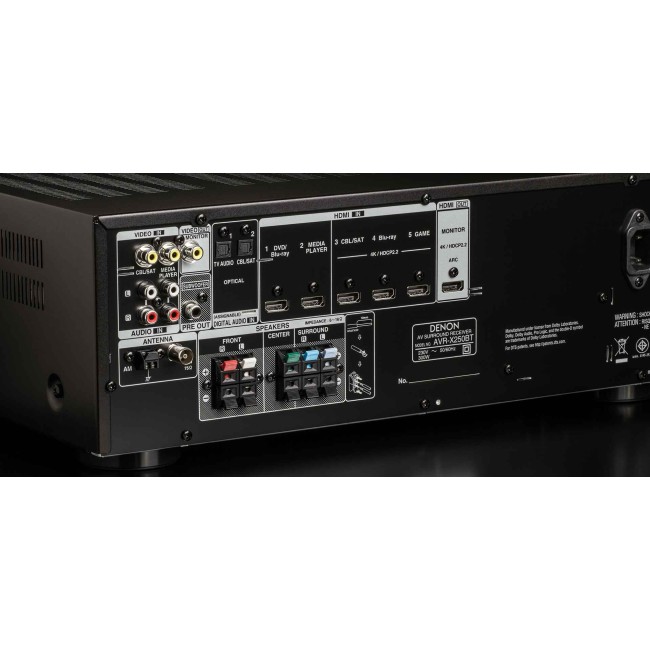 Denon AVR-X250BT 5.1Ch AV-Receiver - Image 4