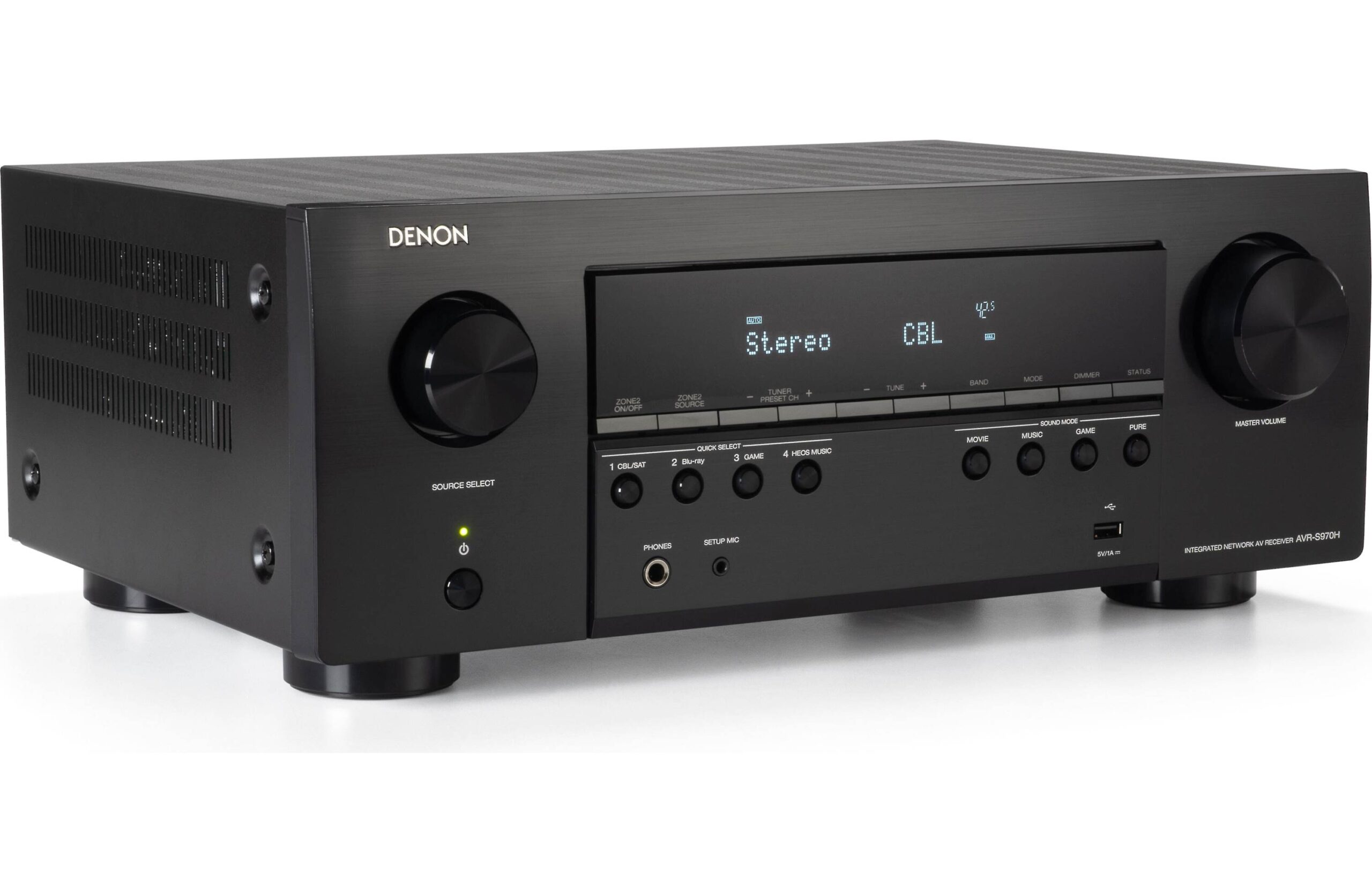 Denon AVR-S970H – 7.2 Ch. 90W 8K AV Receiver with HEOS® - Image 3