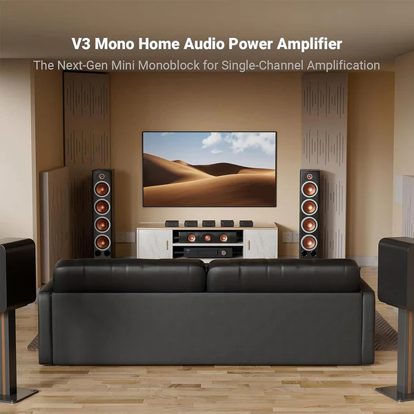 Fosi Audio V3 Mono 240W Power Amplifier - Image 2