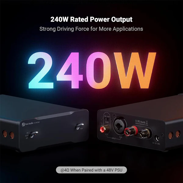 Fosi Audio V3 Mono 240W Power Amplifier - Image 4